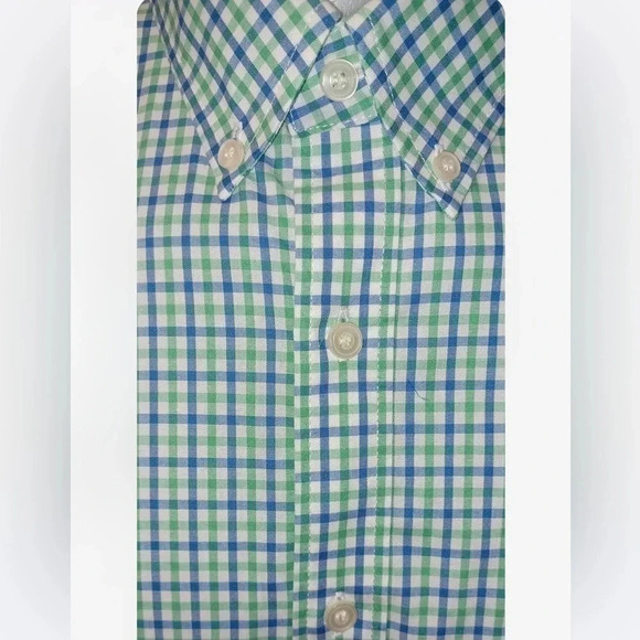 Dockers Standard Fit Button Down Plaid Short Sleeve Shirt  Size XL - Picture 3 of 7